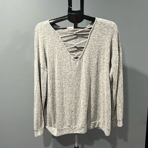 BIBI Cross-Front Sweater